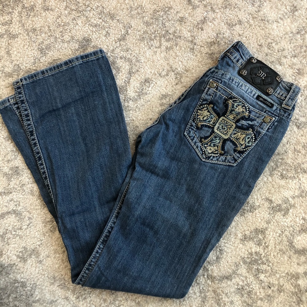 Miss Me boot cut with rhinestones